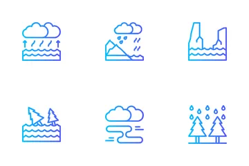 Water In Nature Icon Pack
