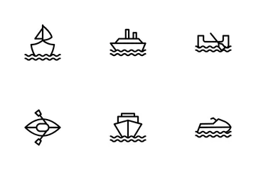 Water Transport Icon Pack
