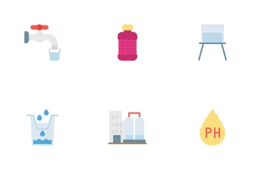 Water Treatment And Purification Icon Pack