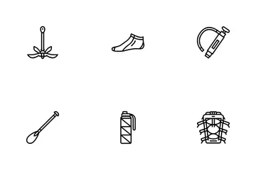 Water Trip Tourism Beach Icon Pack
