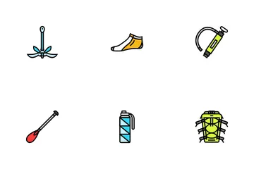 Water Trip Tourism Beach Icon Pack