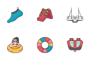 Water Tubing Icon Pack