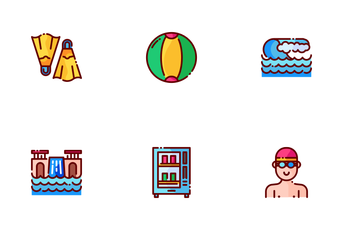 Waterpark Things Icon Pack