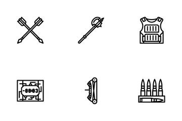 Weapon Military Army Equipment Icon Pack