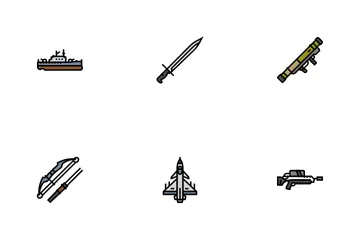 Weapon War Gun Military Army Icon Pack
