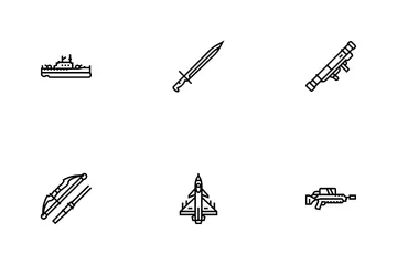 Weapon War Gun Military Army Icon Pack