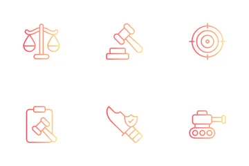 Weapons And Law Icon Pack
