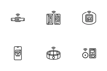 Wearable Technologies Tracker Icon Pack