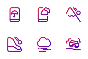 Weather And Disasters Icon Pack