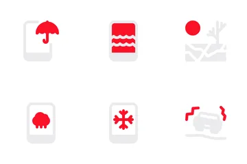 Weather And Disasters Icon Pack