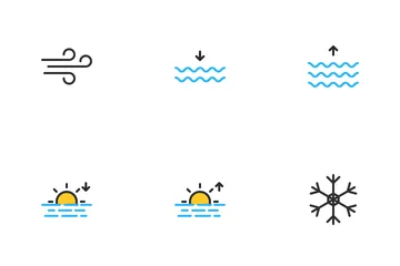 Weather Filled Color Icon Pack