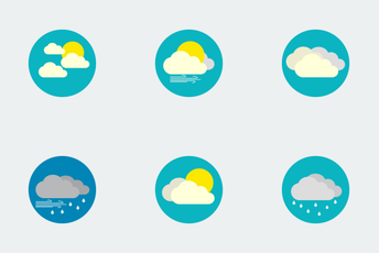 Weather Flat Icons Icon Pack
