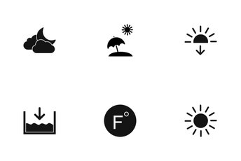 Weather Glyph Icon Pack
