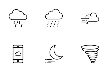 Weather Line Vol 1 Icon Pack