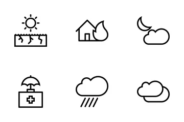 Weather Outline Icon Pack