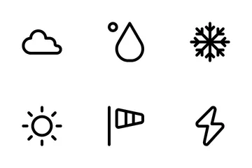 Weather Regular Icon Pack