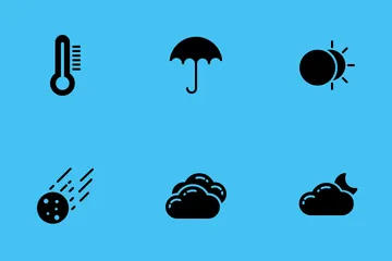 Weather Solid Set Icon Pack