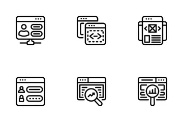 Web Analytics And Development Apps Icon Pack