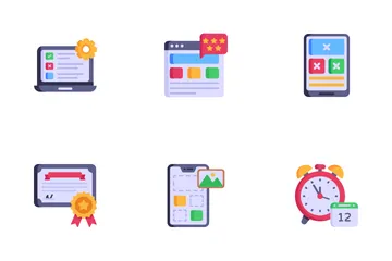 Web And Software Development Services Icon Pack