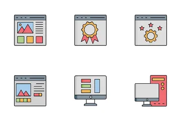 Web Design And Development Icon Pack