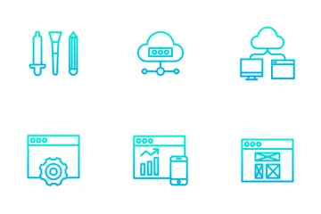 Web Design And Development Icon Pack