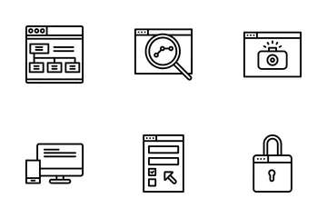 Web Design And Development Icon Pack