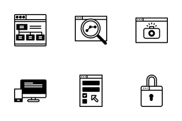 Web Design And Development Icon Pack