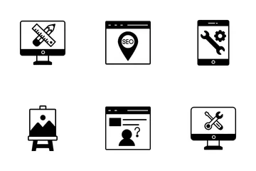 Web Design And Development Icon Pack