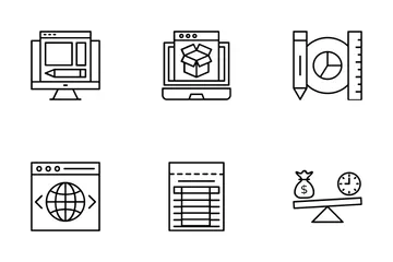 Web Design And Development Icon Pack