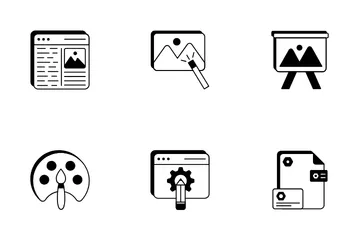 Web Design And Development Icon Pack