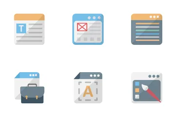 Web Design And Development Icon Pack