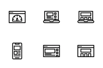 Web Design And Development Icon Pack