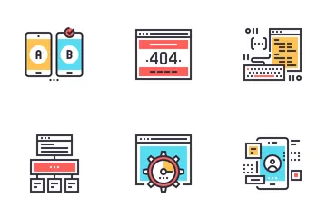 Web Design And Development Icon Pack