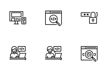 Web Design And Development Icon Pack