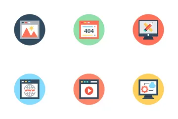 Web Design And Development Icon Pack