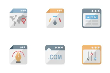 Web Design And Development Icon Pack