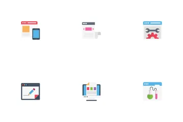 Web Design And Development Icon Pack