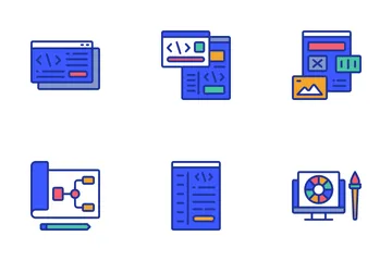 Web Design And Development Icon Pack