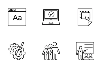 Web Design And Development Icon Pack