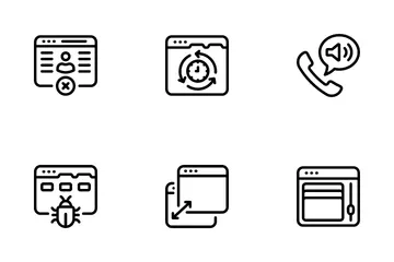 Web Design And Development Icon Pack