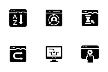 Web Design And Development Icon Pack