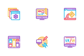 Web Design Development Icon Pack