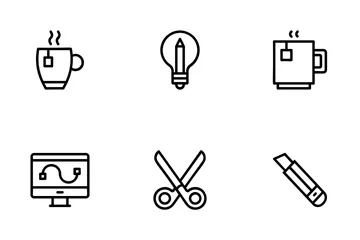 Web Design Development Line Icons Icon Pack