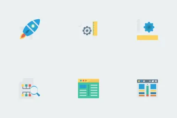 Web Design & Programming Flat  Icon Pack