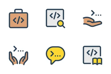 Web Development, Programming Vol-2 Icon Pack