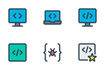 Web Development, Programming Vol-4 Icon Pack