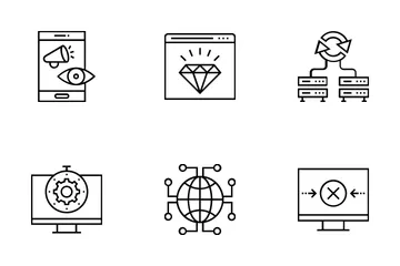 Web e SEO Pacote de Ícones