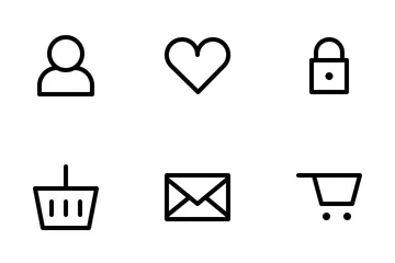 Web Elements 1.0 (thin - Rounded) Icon Pack