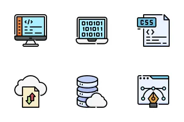 Web Entwicklung Symbolpack