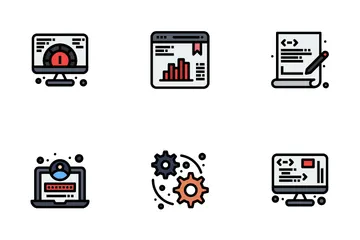 Web Entwicklung Symbolpack